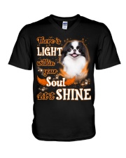 Shine - Japanese Chin 2 V-Neck T-Shirt tile