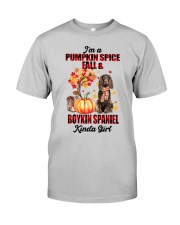 Pumpkin Girl - Boykin Spaniel Classic T-Shirt front