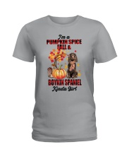 Pumpkin Girl - Boykin Spaniel Ladies T-Shirt tile