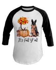 It is Fall - Blue Heeler 1 Baseball Tee tile