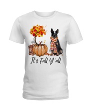 It is Fall - Blue Heeler 1 Ladies T-Shirt tile