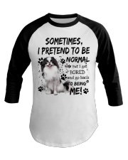 Sometimes - Japanese Chin 2 Baseball Tee tile