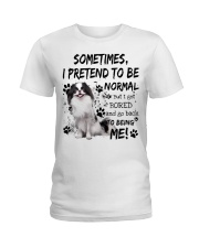 Sometimes - Japanese Chin 2 Ladies T-Shirt tile