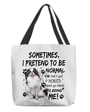 Sometimes - Japanese Chin 2 All-Over Tote tile