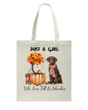 Fall And - Labrador Tote Bag tile