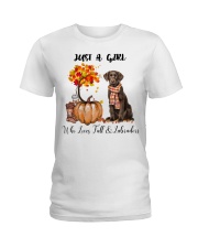 Fall And - Labrador Ladies T-Shirt tile