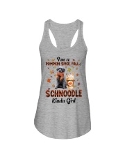 Pumpkin Kinda - GREY Schnoodle Ladies Flowy Tank tile