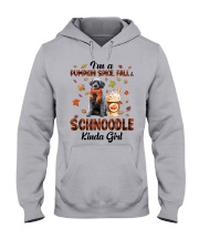 Pumpkin Kinda - GREY Schnoodle Hooded Sweatshirt tile