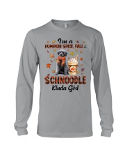 Pumpkin Kinda - GREY Schnoodle Long Sleeve Tee tile