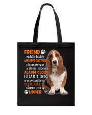 Playmate - Basset Hound Tote Bag tile