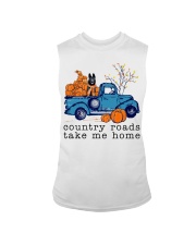 Blue Car - BLACK German Shepherd Sleeveless Tee tile