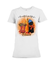 Grateful - BLACK Labradoodle Premium Fit Ladies Tee tile