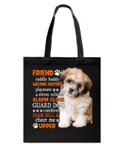Playmate - BLACK Shih Tzu Tote Bag tile