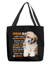 Playmate - BLACK Shih Tzu All-Over Tote tile