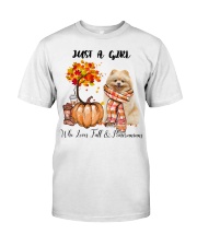 Fall And - Pomeranian 1 Classic T-Shirt tile