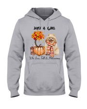 Fall And - Pomeranian 1 Hooded Sweatshirt front