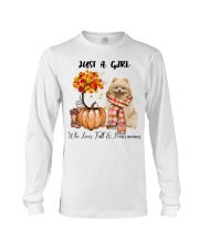 Fall And - Pomeranian 1 Long Sleeve Tee tile