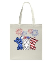 American Firework - Yorkshire Terrier Tote Bag tile