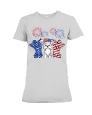 American Firework - Yorkshire Terrier Premium Fit Ladies Tee tile