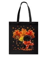 Fall Forest - BLACK Shih Tzu Tote Bag tile