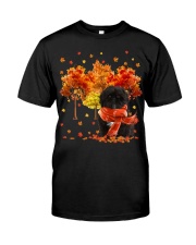 Fall Forest - BLACK Shih Tzu Classic T-Shirt front