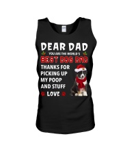 Christmas Dad - Australian Shepherd 1 Unisex Tank tile