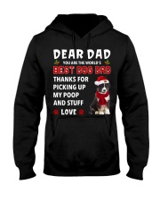 Christmas Dad - Australian Shepherd 1 Hooded Sweatshirt front