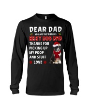 Christmas Dad - Australian Shepherd 1 Long Sleeve Tee tile