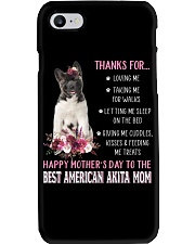 Talking Me - American Akita Phone Case tile