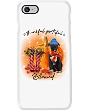 Grateful - BLACK American Staffordshire Terrier Phone Case tile