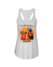 Grateful - BLACK American Staffordshire Terrier Ladies Flowy Tank tile