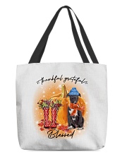 Grateful - BLACK American Staffordshire Terrier All-Over Tote tile