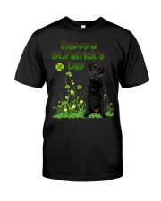 Gold Grass - Black labrador Classic T-Shirt front