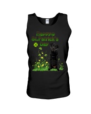 Gold Grass - Black labrador Unisex Tank tile