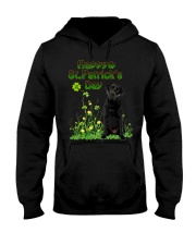 Gold Grass - Black labrador Hooded Sweatshirt tile