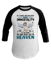 Immortality - English Setter Baseball Tee tile