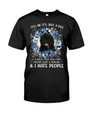 Hate People - BLACK Shih-Poo Premium Fit Mens Tee tile