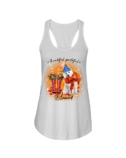 Grateful - Japanese Spitz Ladies Flowy Tank tile