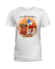 Grateful - Japanese Spitz Ladies T-Shirt tile