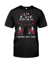 Either - BLACK Cat Classic T-Shirt front