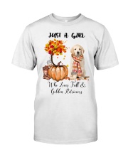 Fall And - Golden Retriever Classic T-Shirt tile