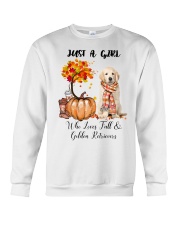 Fall And - Golden Retriever Crewneck Sweatshirt tile