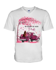 Pink Autumn - Irish Setter V-Neck T-Shirt tile