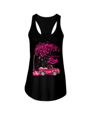 LBN October Pink Truck German Shepherd 1 Ladies Flowy Tank tile