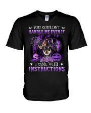 Instructions - Chihuahua V-Neck T-Shirt tile