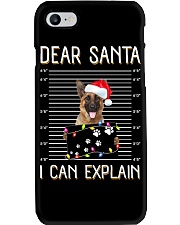 Dear Santa German Shepherd Dog Phone Case tile