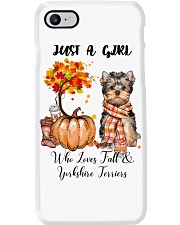 Fall And - Yorkshire Terrier Phone Case tile