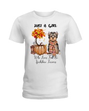 Fall And - Yorkshire Terrier Ladies T-Shirt tile
