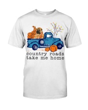 Blue Car - Chinese Shar Pei Premium Fit Mens Tee tile