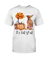 It is Fall - Miniature Pinscher Classic T-Shirt tile